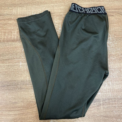 Homeschool Snowboarding - Men's Baselayer Bottoms - MSRP $105: Dark Green-men-MD