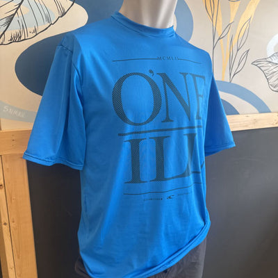 O'Neill - Men's S/S Rashguard T-Shirt - MSRP $40: Blue-men-LG