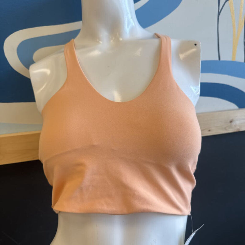 Lululemon - Soft Sports Bra: Peach -women-6