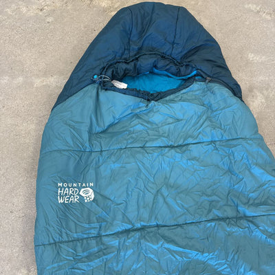 Mountain Hardwear - Bozeman 15F/-9C Synthetic Mummy Sleeping Bag - MSRP $170: Blue/Teal-unisex-Long / Left Zip