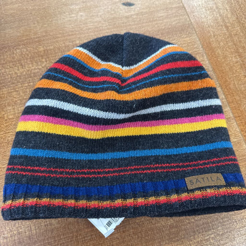 Satila Striped Knit Beanie: Multicolor-unisex-Adult