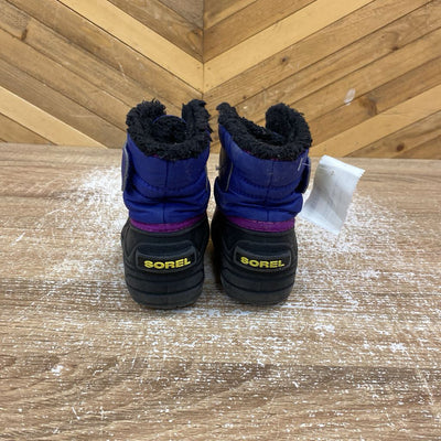 Sorel - Toddler Winter Boots : Black/Purple-children-5