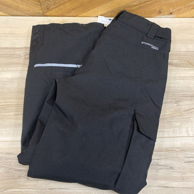 Stormpack Waterproof Insulated Snow Pants: Black-unisex-MD