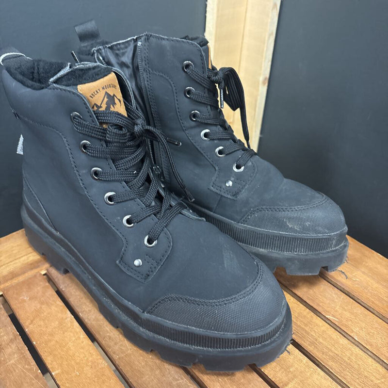 Rocky Mountains - Black Hiking Boots: black-unisex-39