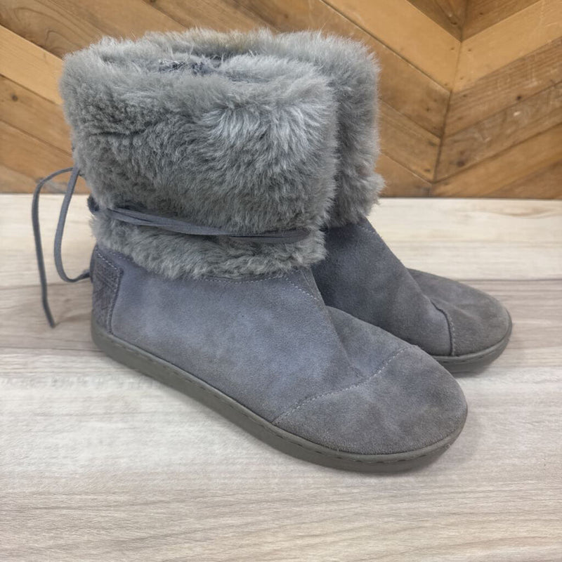 Toms- Cozy Children Nepal Boots : Gray-children-2Y
