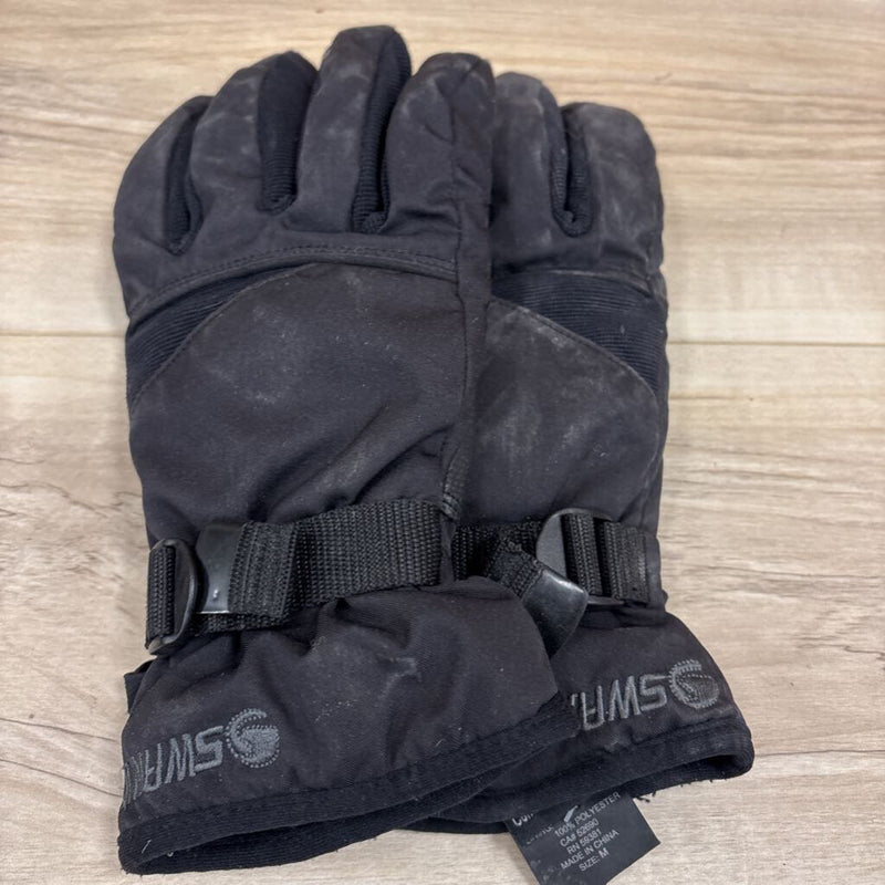 Swany - Insulated Winter Gloves - MSRP $130 : black-unisex-MD