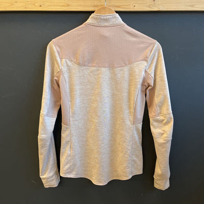 Fouganza - Women's 1/4 Zip Long Sleeves: Light Brown-women-XS