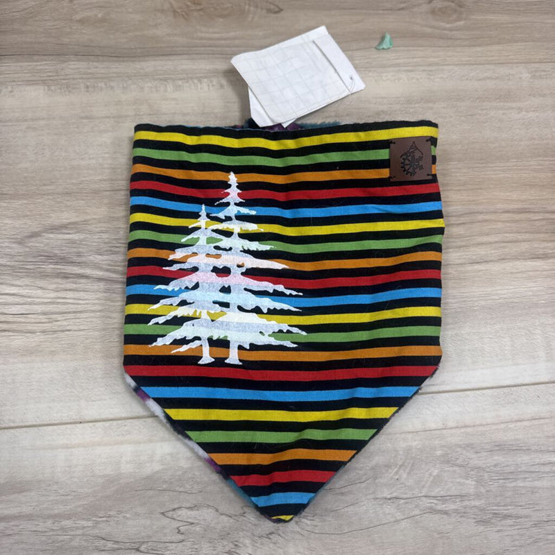 Colorful Mountain Face Bandana: Multicolor-unisex-