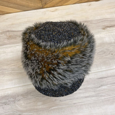 Lillie & Cohoe - Women's Gray Fur Hat- MSRP compared $140: Gray-women-One Size