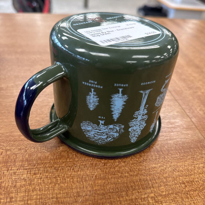 United By Blue - Enamelware Mug: Green-unisex-