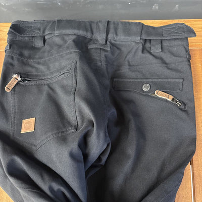 Roxy Women's Black Pants: Black-women-SM