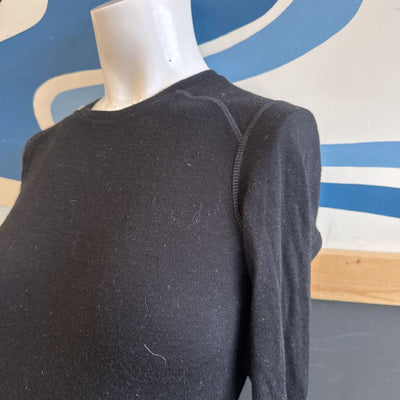 Smartwool - Women's Long Sleeve Crew Top - MSRP $160: black-women-SM