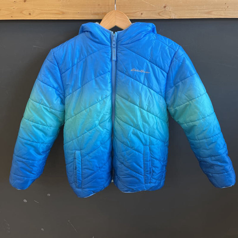 Eddie Bauer - Kids Blue Ombre Puffer Jacket : blue-children-10/12Y