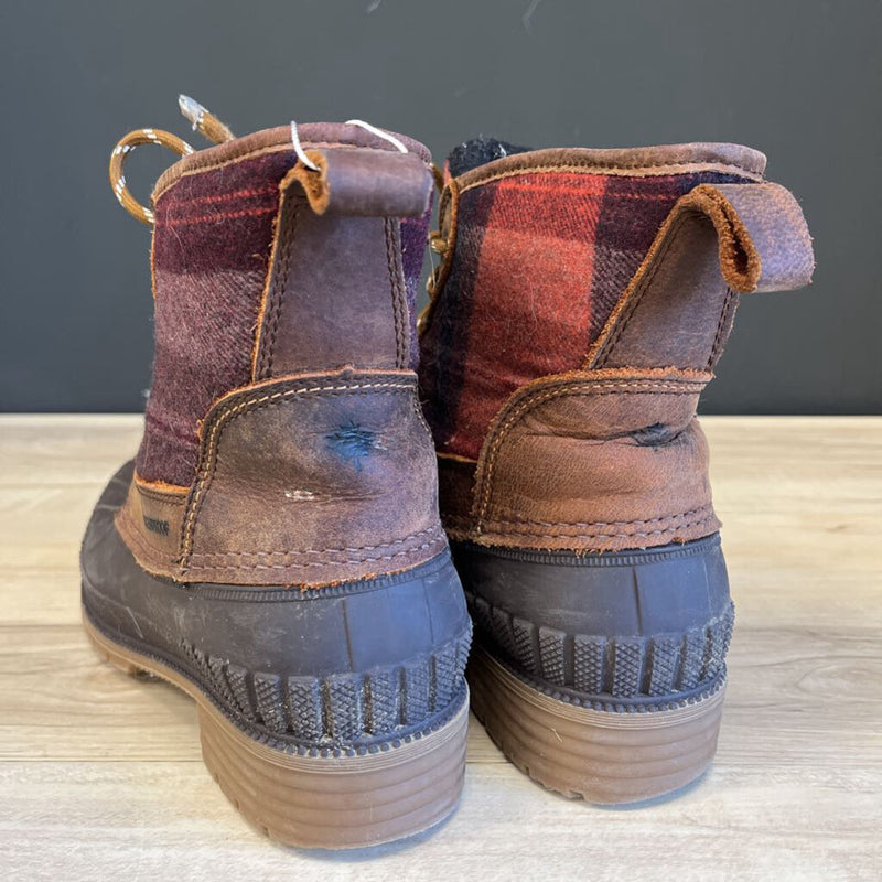 Kamik - Sienna Mid Insulated Waterproof Boots- MSRP $150: Brown and Red-women-8
