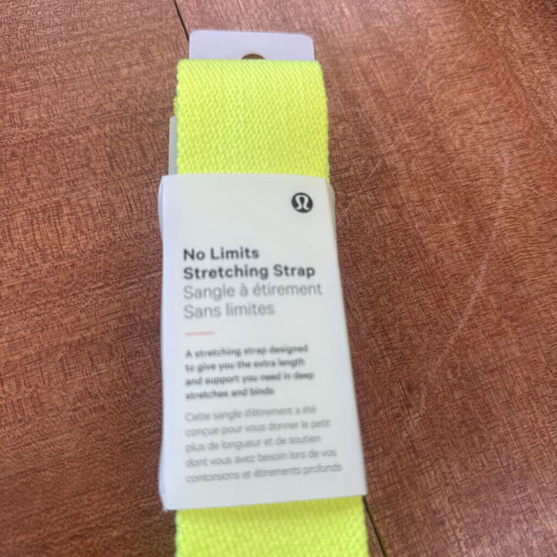 No Limits Stretching Strap: Yellow-unisex-