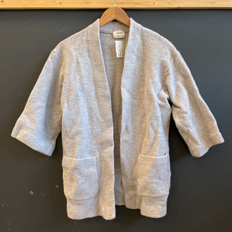Wilfred - Cardigan - MSRP $118: Grey-women-SM