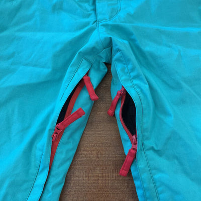 Nomis - Women's Ski Pants - MSRP comp $190: Teal/Red-women-SM