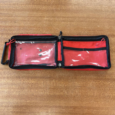 Nomad - Medical Kit Zip Pouch: Red/Black/White-unisex-