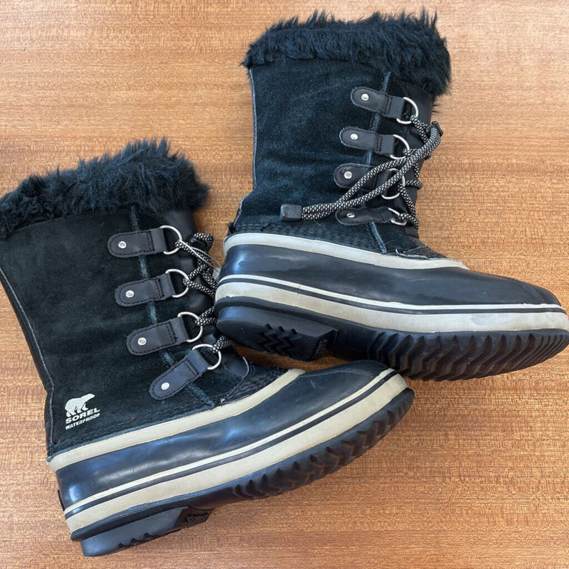 Sorel - Kids Joan of Arctic Winter Boots - MSRP $150: Black-children-5Y