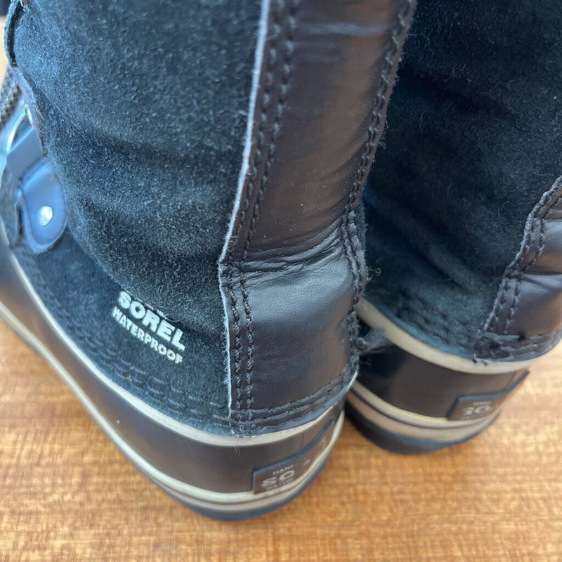 Sorel - Kids Joan of Arctic Winter Boots - MSRP $150: Black-children-5Y