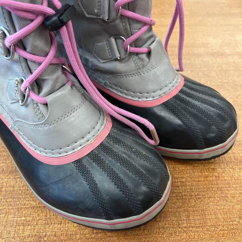 Sorel - Kids Winter Boots - MSRP $110: Grey/Pink-children-6Y