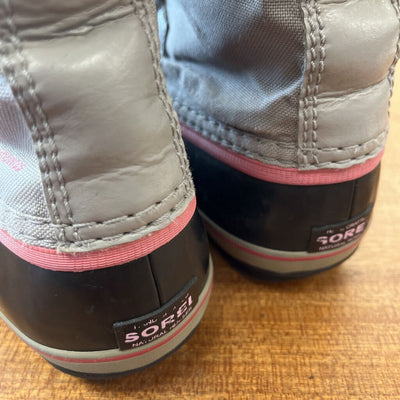 Sorel - Kids Winter Boots - MSRP $110: Grey/Pink-children-6Y