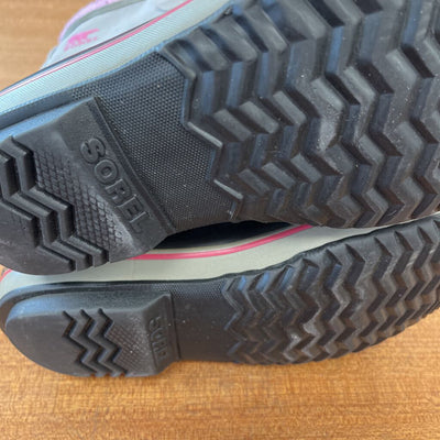 Sorel - Kids Winter Boots - MSRP $110: Grey/Pink-children-6Y