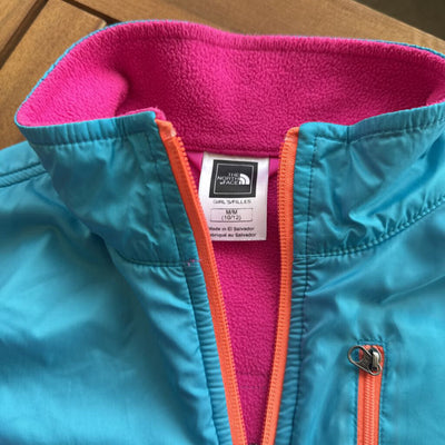 The North Face - Girl's Fleece - MSRP $85: Pink/Blue/Orange-children-10/12