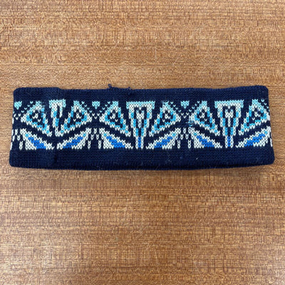 Steffner - Knit Ski Headband: Navy/White/Blue-unisex-