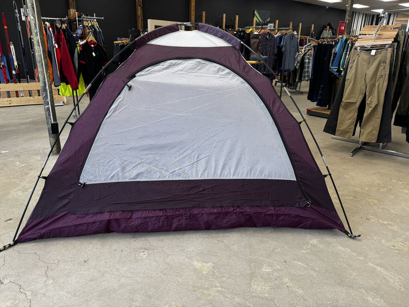 Priemer NorthTrail - 4 Person Square Dome Tent: White, Maroon, Grey --4 Person