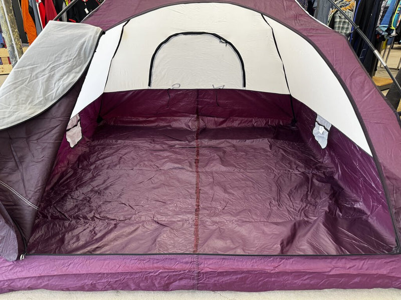 Priemer NorthTrail - 4 Person Square Dome Tent: White, Maroon, Grey --4 Person