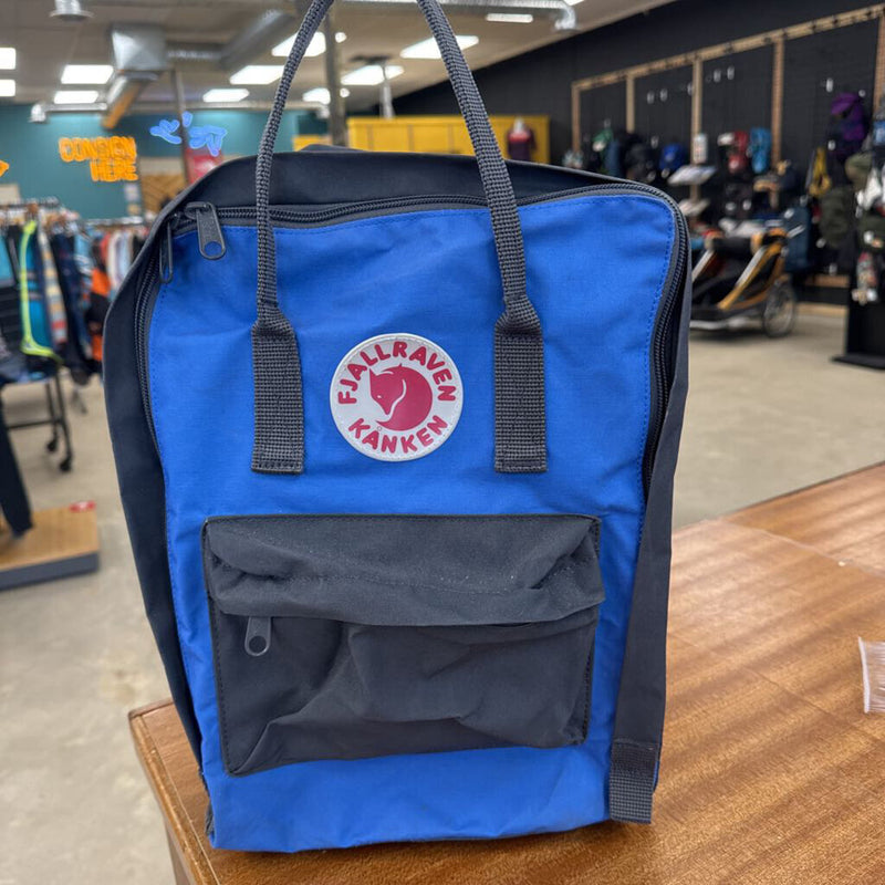 Fjallraven - Kanken Backpack - MSRP $115 : Blue and Black-unisex-