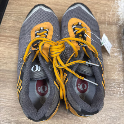 Pearl iZumi - Men's X-Alp Seek MTB Shoes - MSRP $218: Grey/Orange-men-43