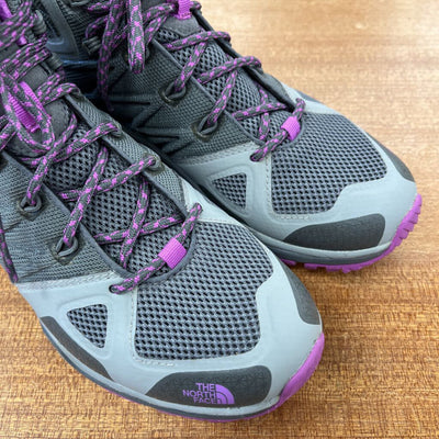 The North Face - Women's Ultra Fastpack II GTX Hiking Boots - MSRP $220: Grey/Purple-women-W8.5