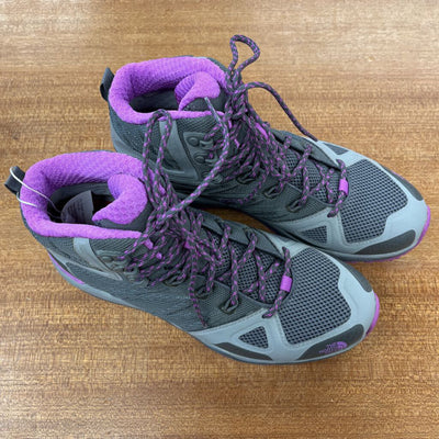 The North Face - Women's Ultra Fastpack II GTX Hiking Boots - MSRP $220: Grey/Purple-women-W8.5