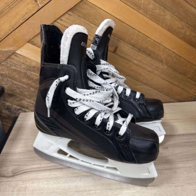 Bauer Supreme - Impact Hockey Skates - MSRP $140: black-children-3Y