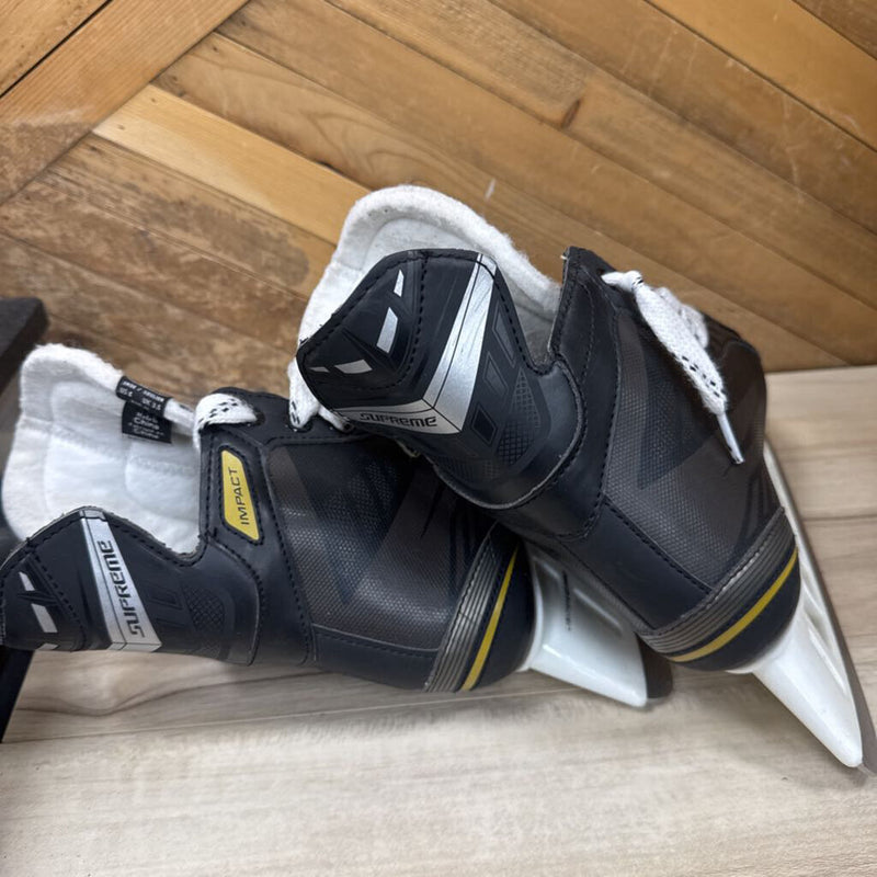 Bauer Supreme - Impact Hockey Skates - MSRP $140: black-children-3Y