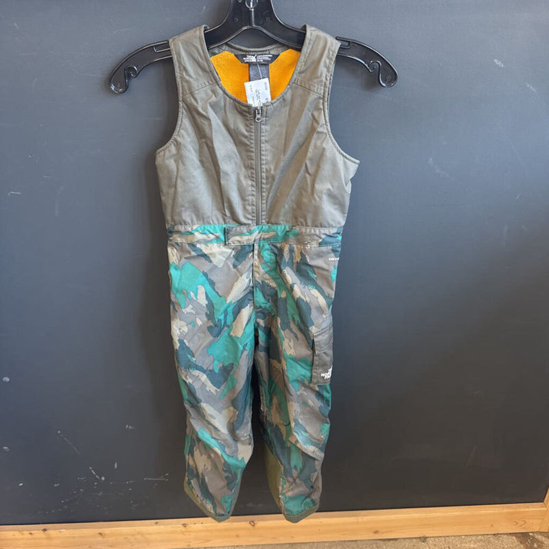 The North Face Toddler Camouflage Insulated Overall: Green Camouflage-children-4T