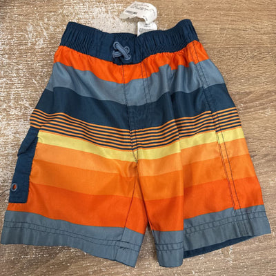 UV- Skins - Toddler swim shorts : Orange Blue -children-4T