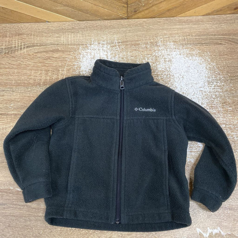 Columbia- Toddler full zip fleece- MSRP $35: Black -children-4T