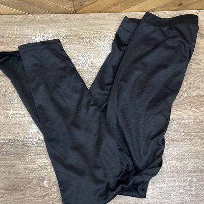 Women's Light Base Pants : Black -women-XL