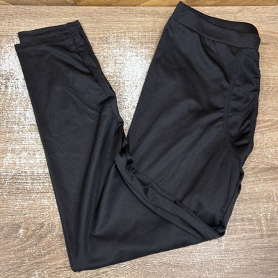 Women's Light Base Pants : Black -women-XL