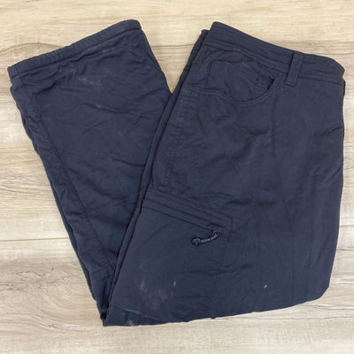 Windriver - Men's Fleece lined shell pants - MSRP $90 : Black-women-XL