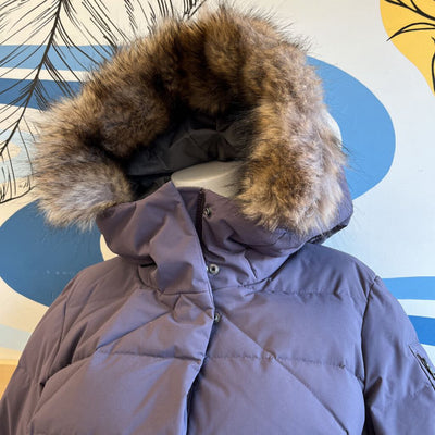 Eddie Bauer - Women's Sun Valley Frost Down Parka - MSRP $403: Violet/Purple-women-MD
