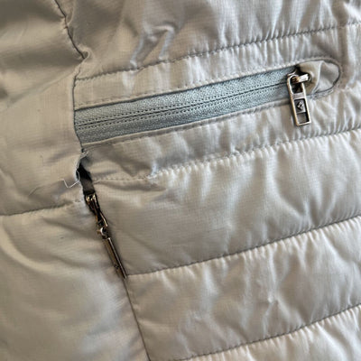 Columbia - Women's Omni-Shield Zip Puffer Jacket with Hood - MSRP comp $179: Light Blue-women-XS