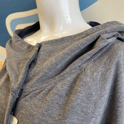 The North Face - Women's Hooded Full-Zip Cardigan: Grey-women-LG