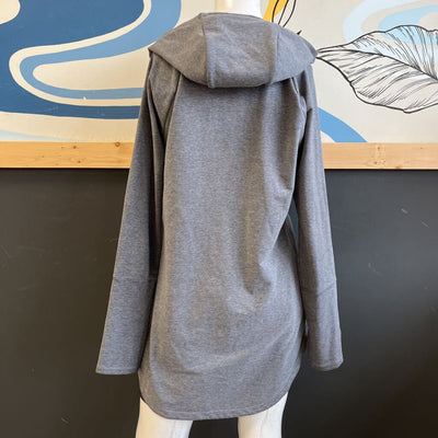 The North Face - Women's Hooded Full-Zip Cardigan: Grey-women-LG
