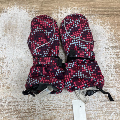 Kombi - Kid's Winter Gloves with Marble Design: Blue, Pink, Black-women-
