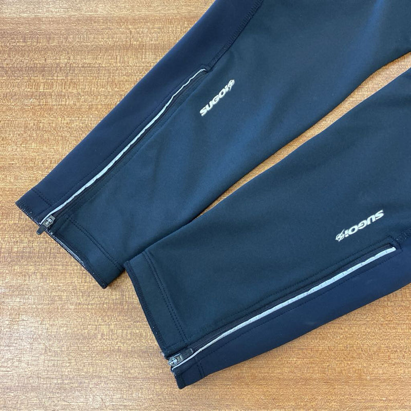 Sugoi - Thermal Soft Shell Pants - MSRP $149: Black/White-men-LG