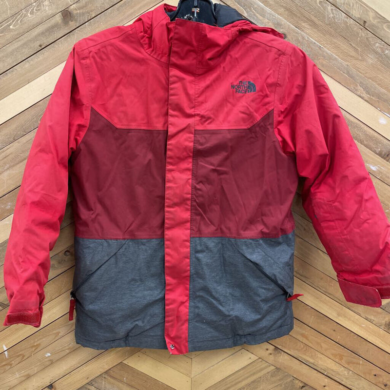 The North Face - Youth insulated winter jacket- MSRP $170: Red/Grey-children-MD